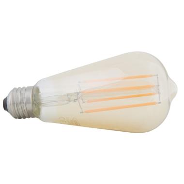 Lampadina Led "St64" *220-240V 4W 2200K E27* Amber cm.Ø6,5x13,5