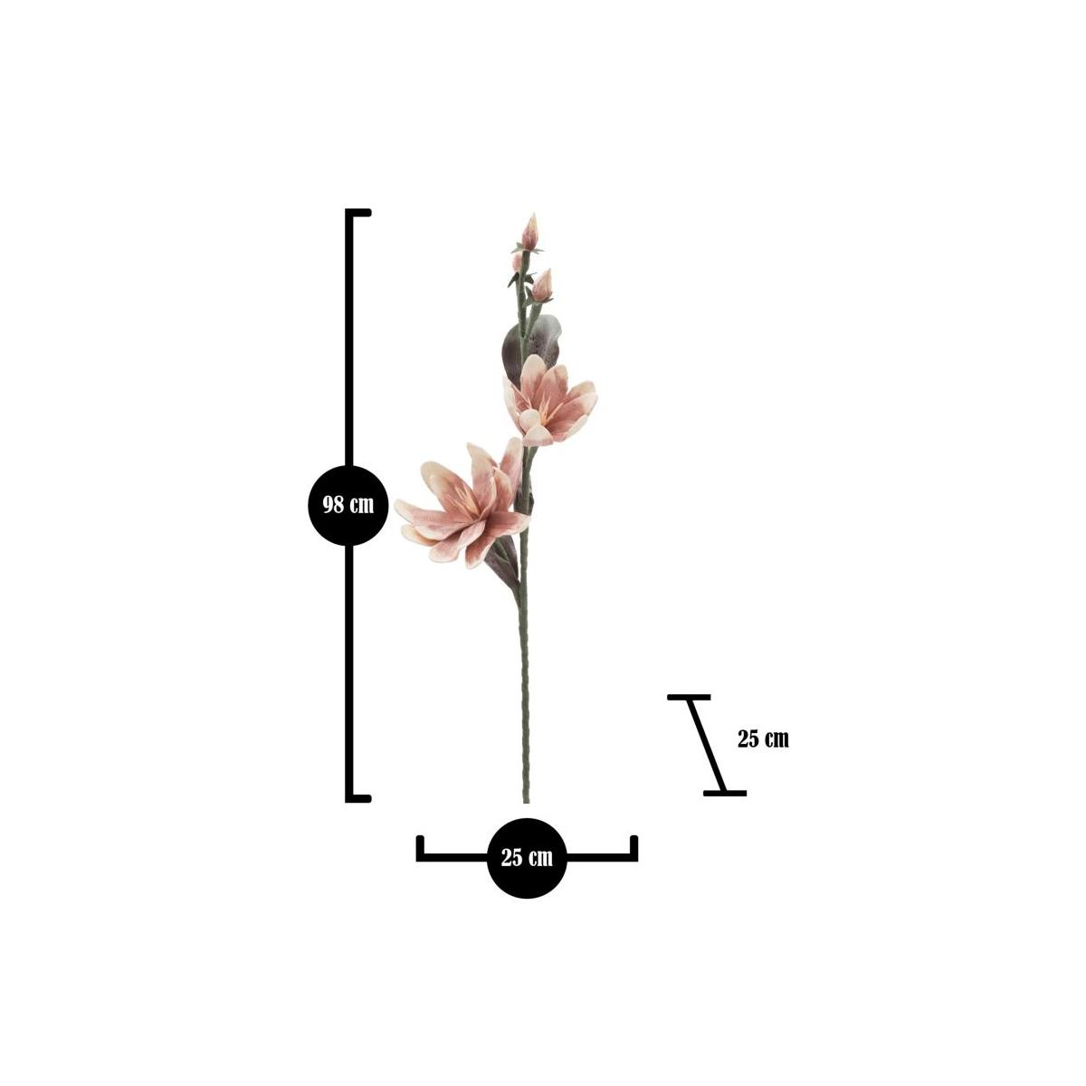 Fiore magnolia x2 arancione