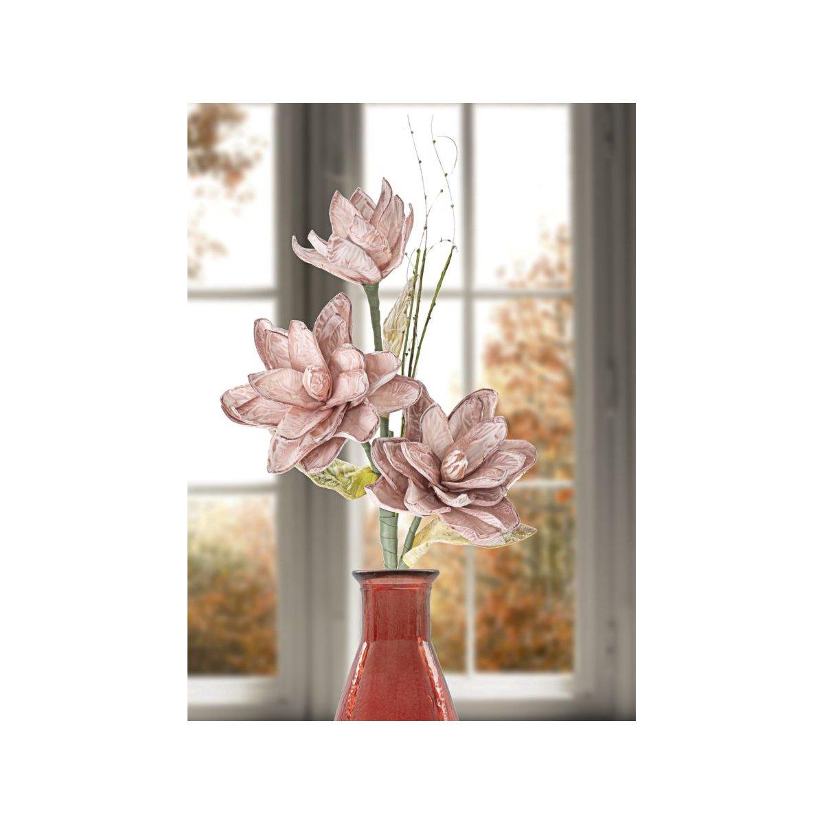 Fiore magnolia x3 rosa
