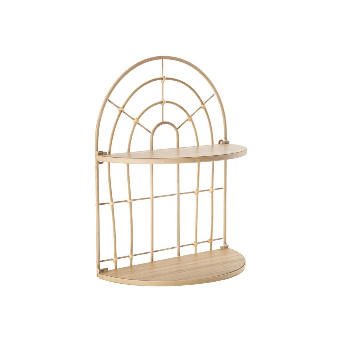 Mensola doppia arch 34,5 x 18 x 45,5 cm