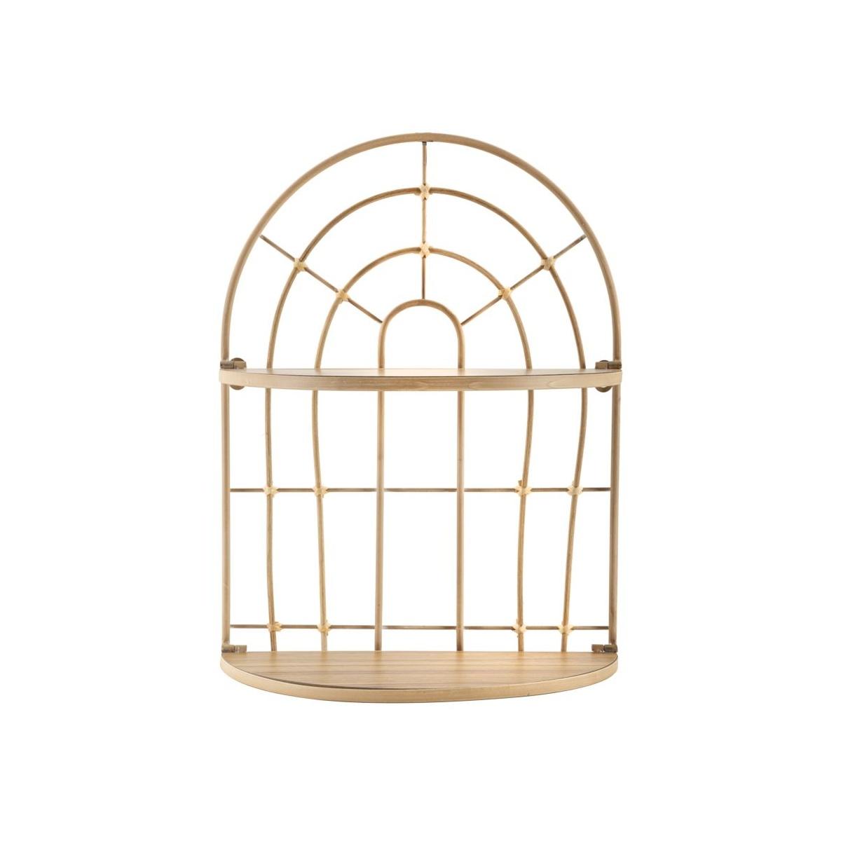 Mensola doppia arch 34,5 x 18 x 45,5 cm