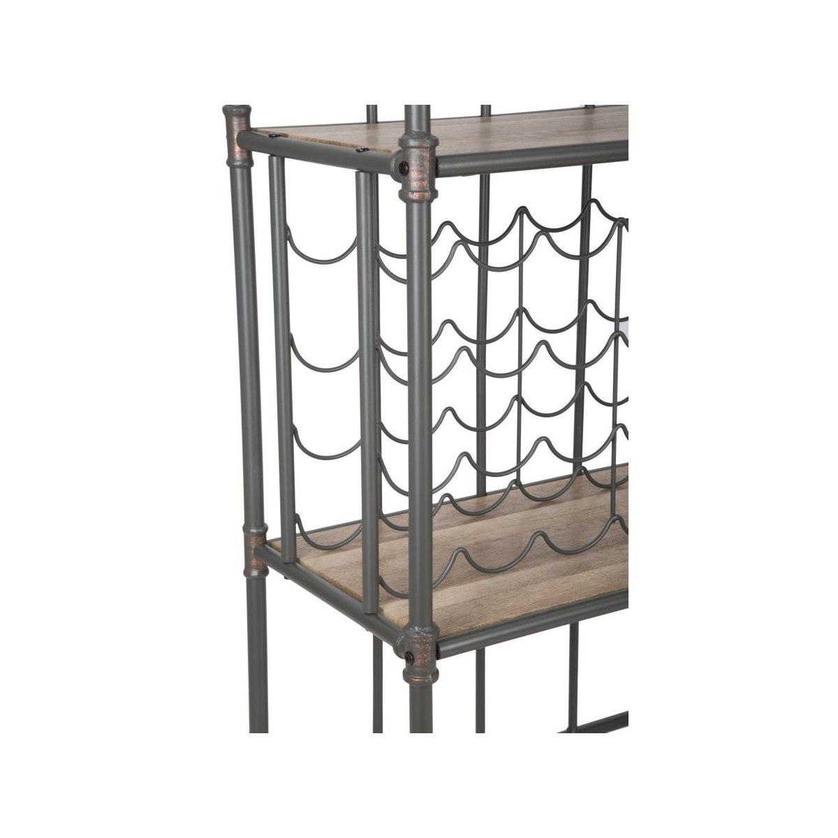 Mobile porta vivande manhattan 3x42x185misura piani 99,3 x 42 cm