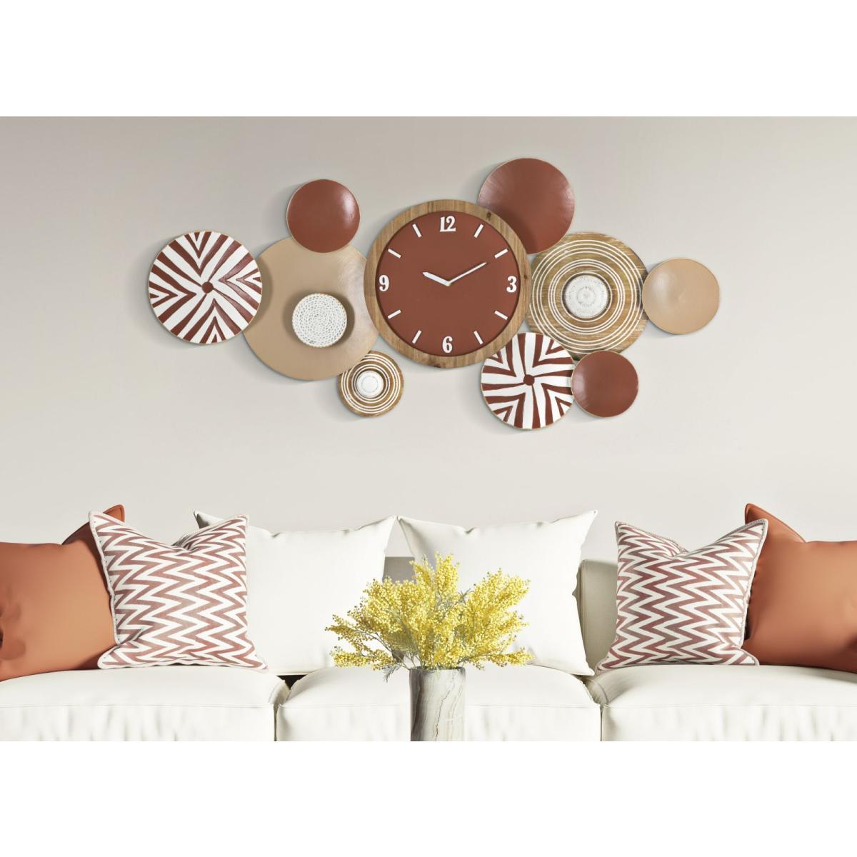 Orologio muro etnic 127,6 x 7,6 x 61 cm