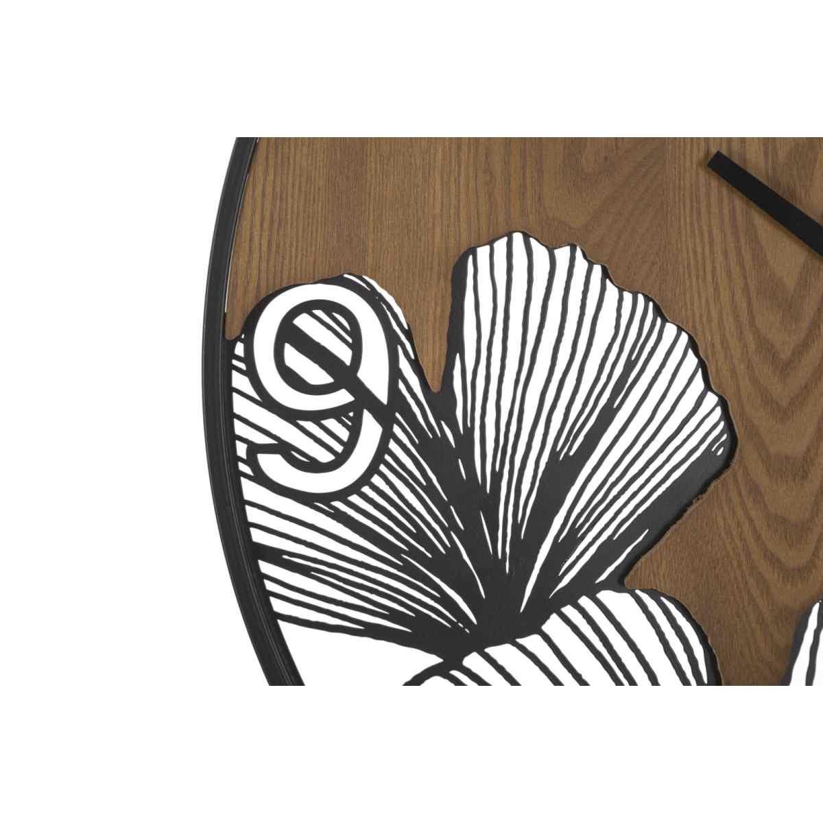 Orologio muro super wood leaf