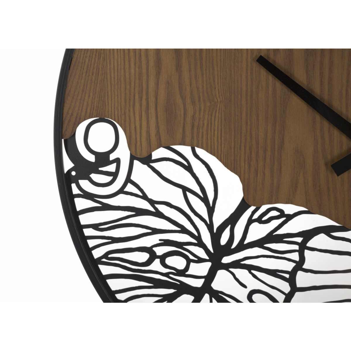 Orologio muro wood leaf