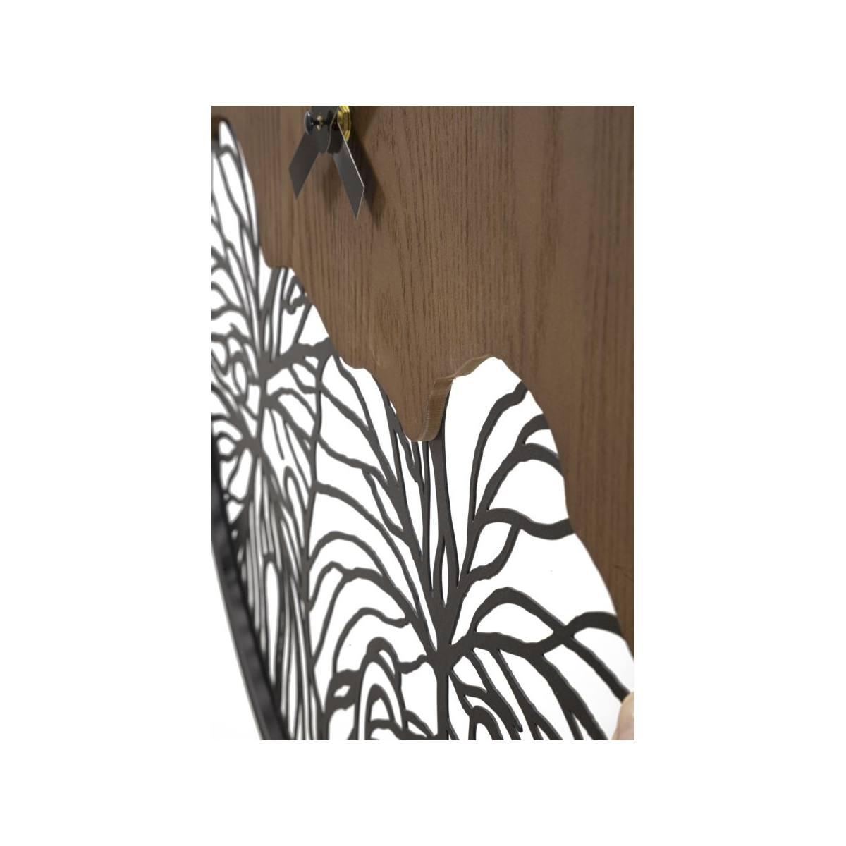 Orologio muro wood leaf