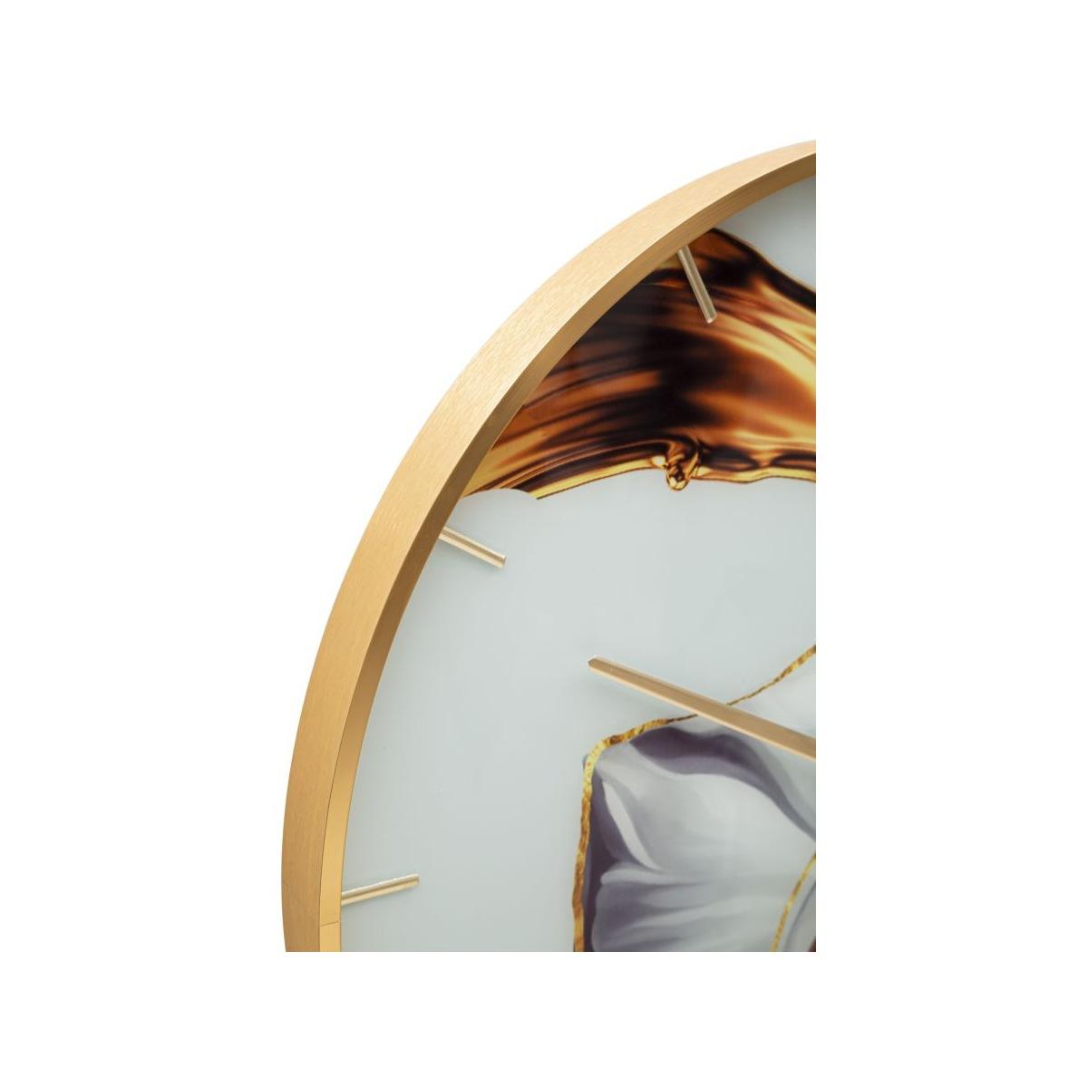 Orologio muro glass rose