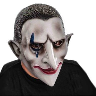Maschera viso lattice vampiro grigio