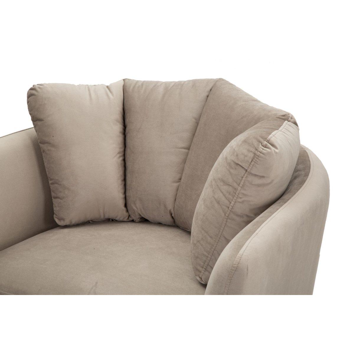 Poltrona kiev grigia 88 x 77 x 74 cm