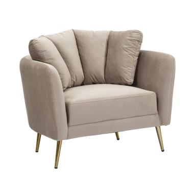 Poltrona kiev grigia 88 x 77 x 74 cm