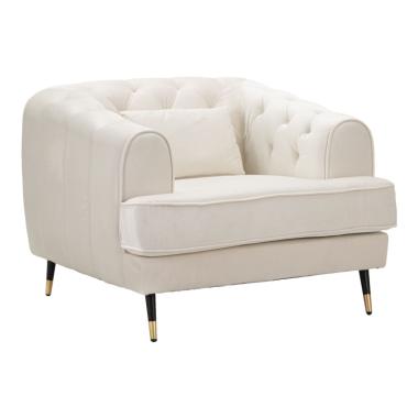 Poltrona praga crema 93 x 86 x 71 cm
