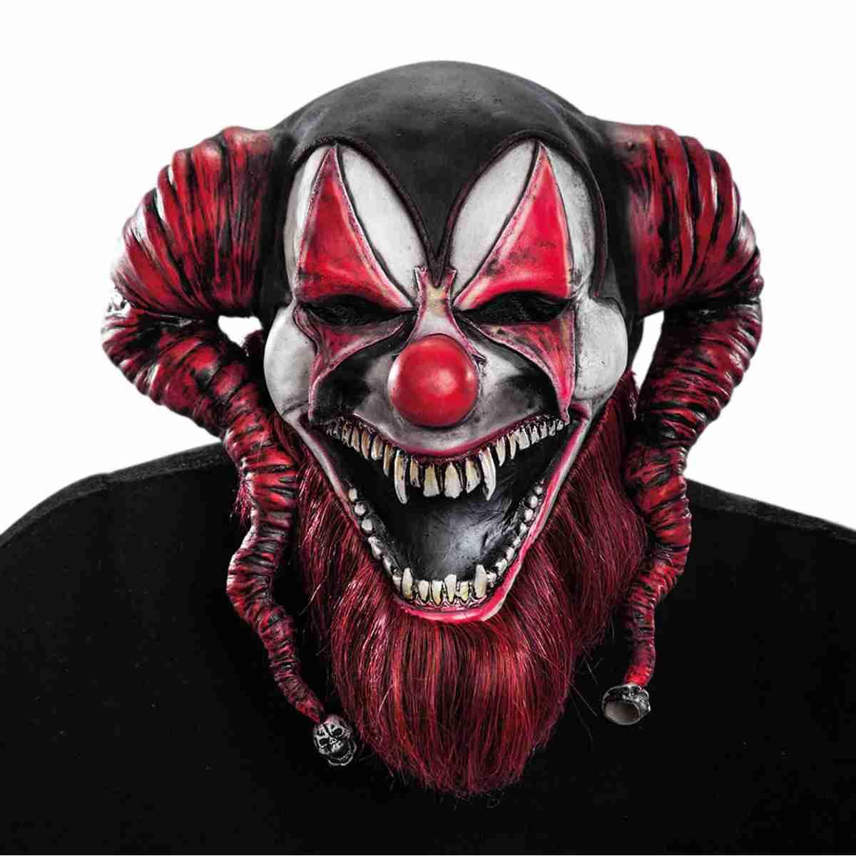 Maschera viso lattice horror demone clown