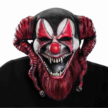 Maschera viso lattice horror demone clown