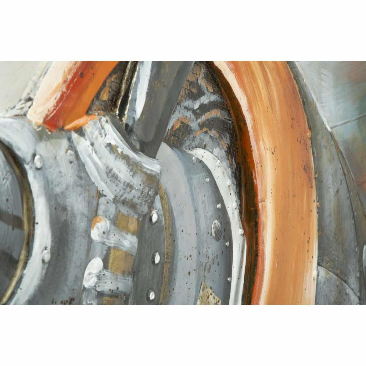 Quadro dipinto tela aviator 120 x 3,7 x 80 cm