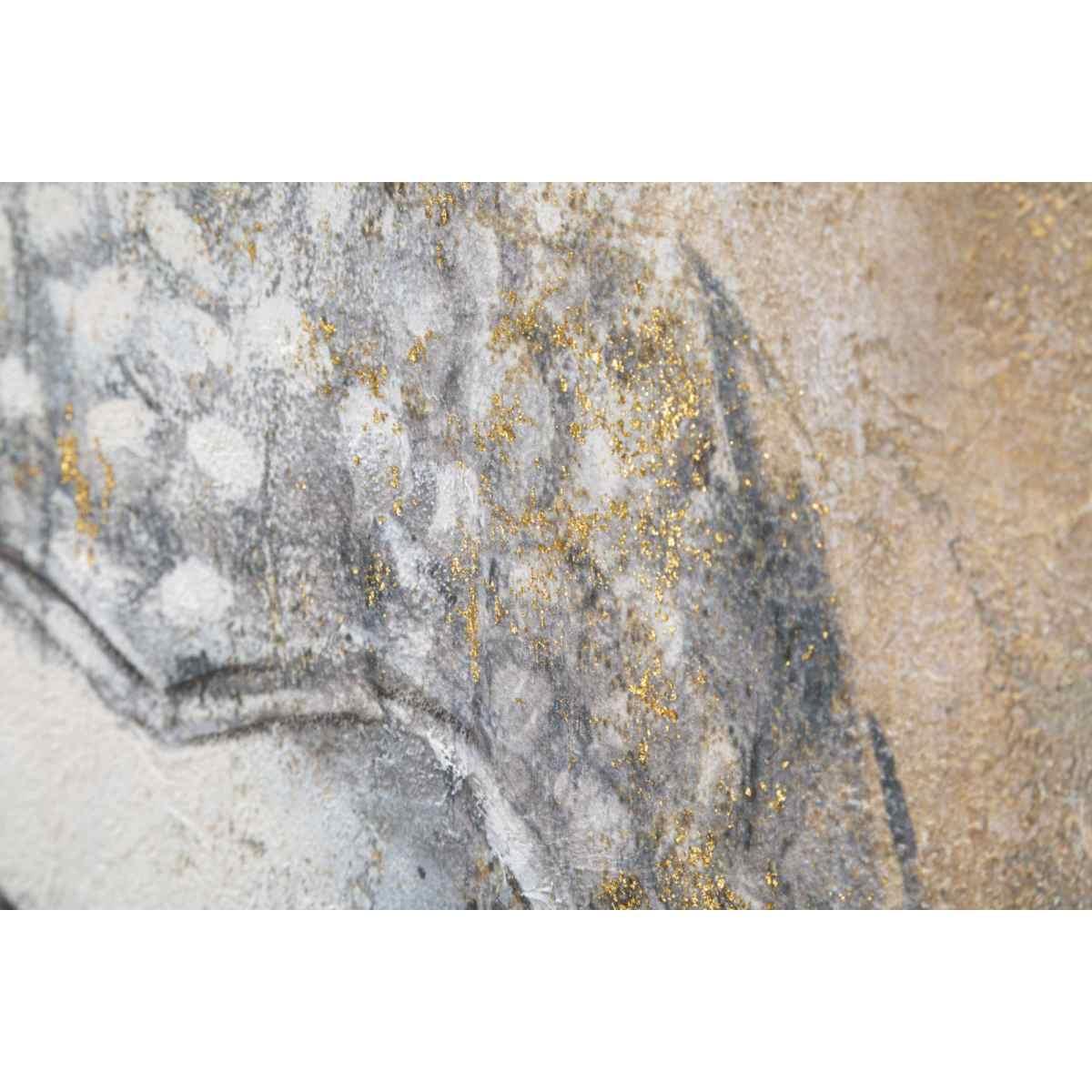 Quadro dipinto tela buddha light mod 80 x 3 x 120 cm