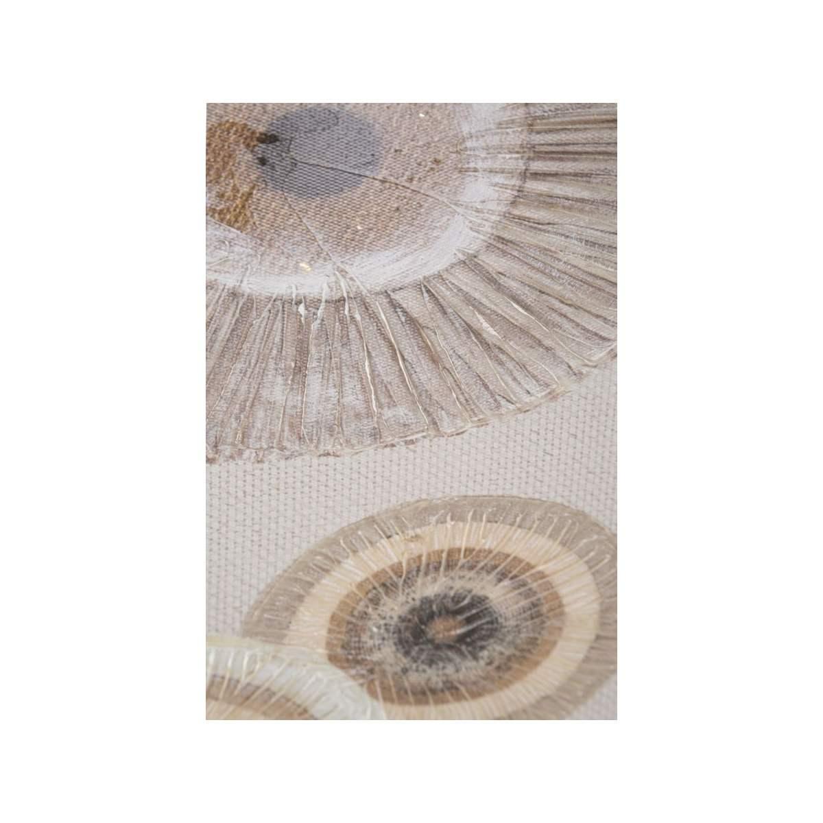 Quadro dipinto tela circly inserti mod 50 x 3,2 x 100 cm
