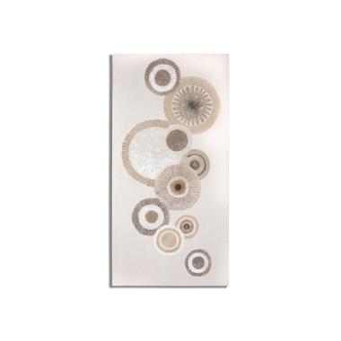 Quadro dipinto tela circly inserti mod 50 x 3,2 x 100 cm