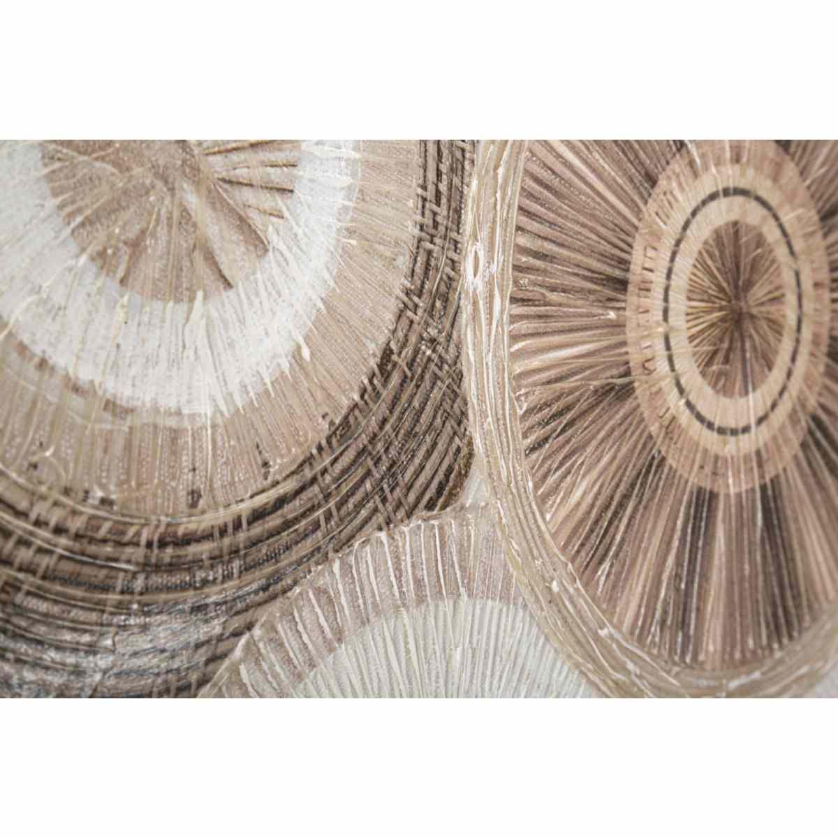 Quadro dipinto tela circly inserti mod 50 x 3,2 x 100 cm
