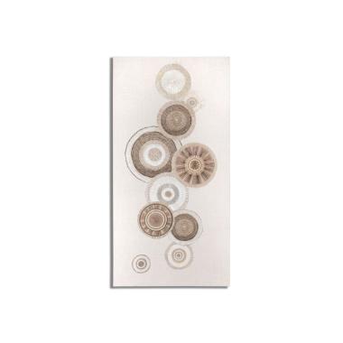 Quadro dipinto tela circly inserti mod 50 x 3,2 x 100 cm
