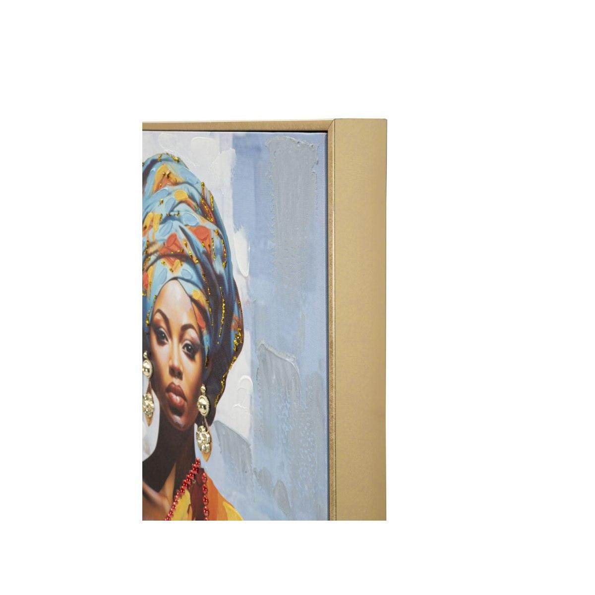 Quadro dipinto tela cornice daphne mod 52 x 4,5 x 152 cm