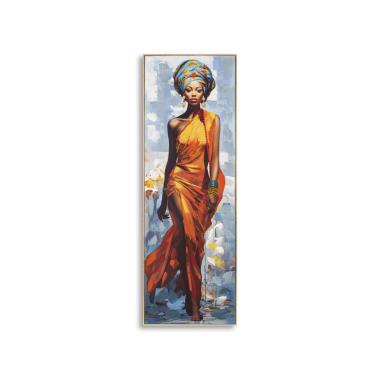 Quadro dipinto tela cornice daphne mod 52 x 4,5 x 152 cm