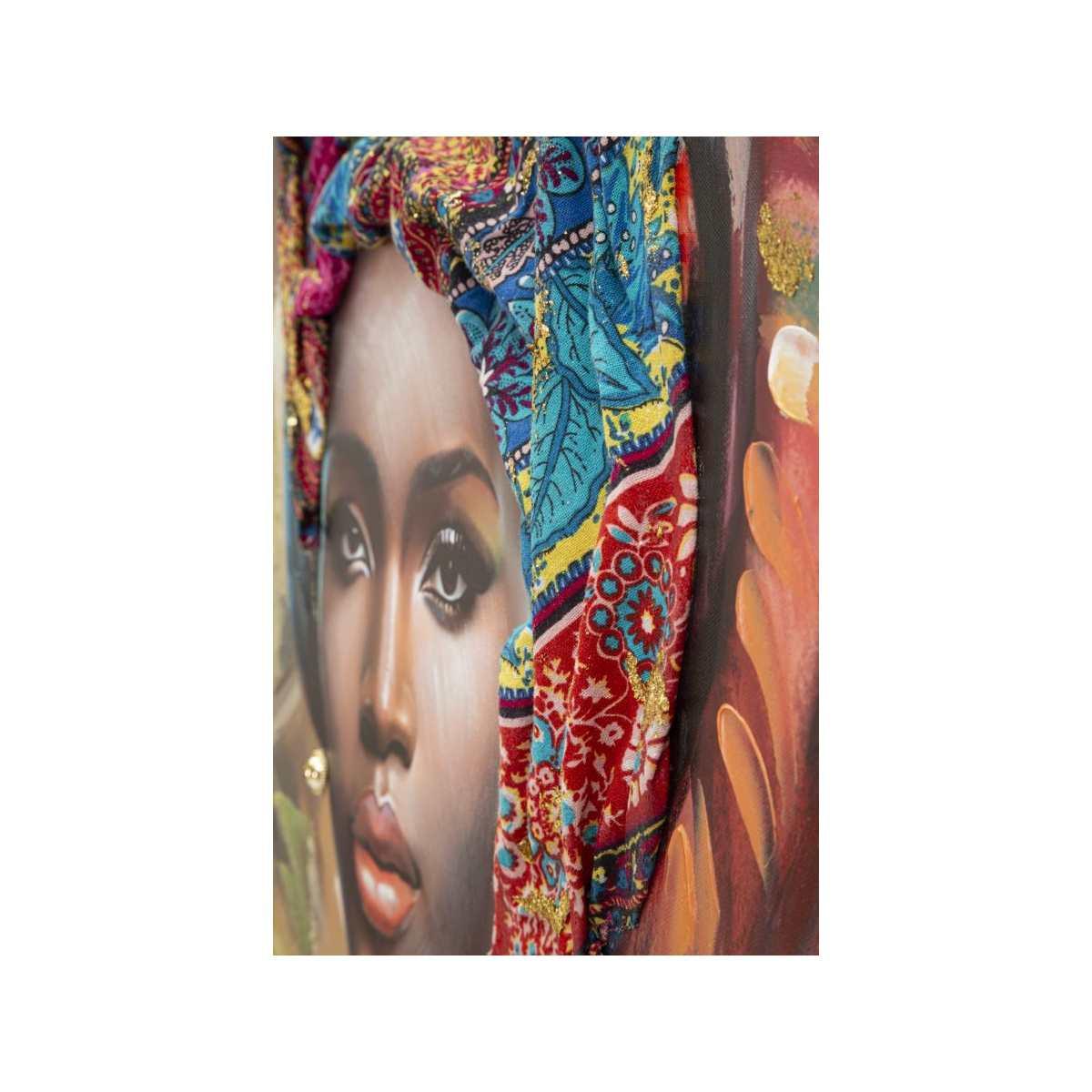 Quadro dipinto tela cornice deva mod 82 x 4,5 x 122 cm