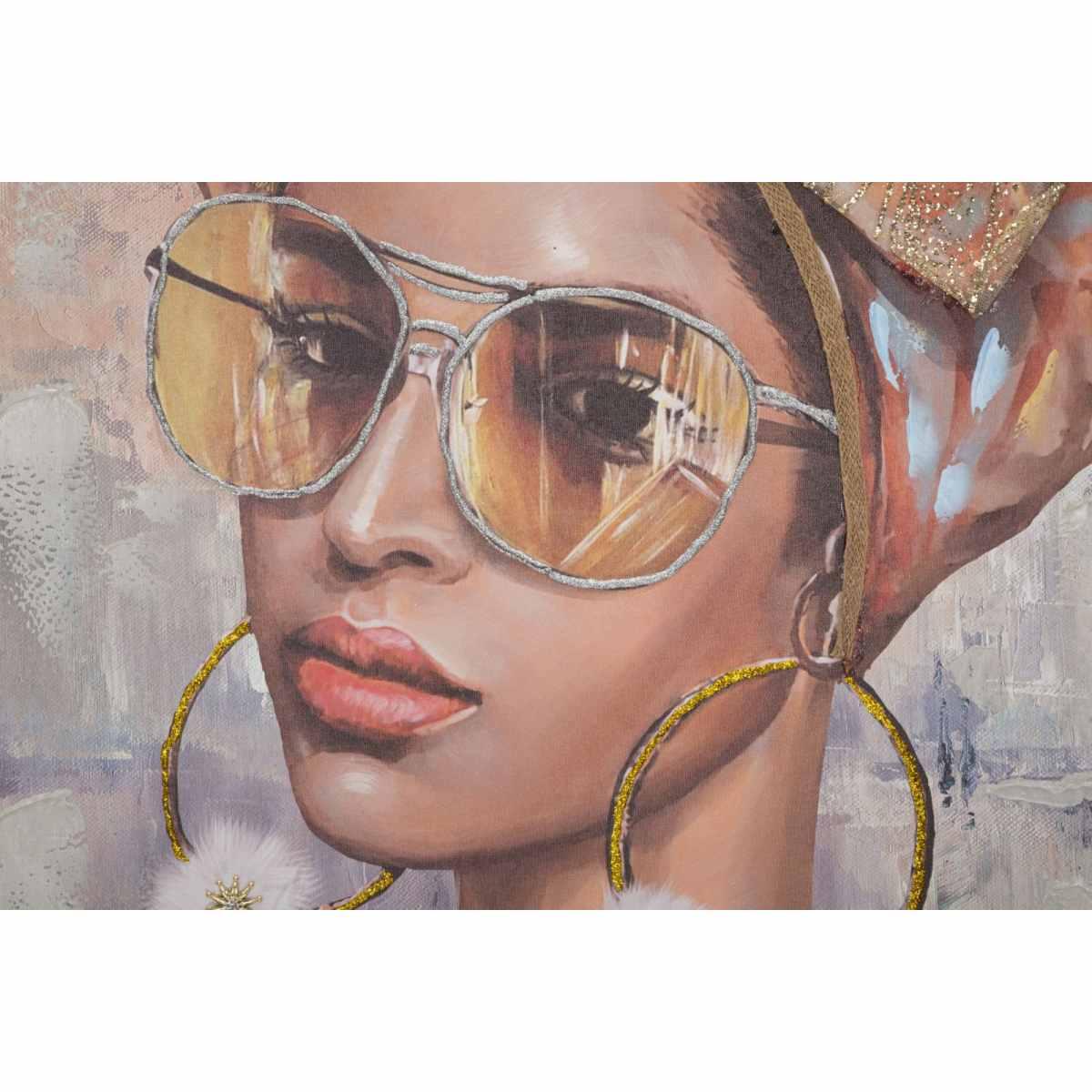 Quadro dipinto tela jennifer mod 70 x 3 x 100 cm