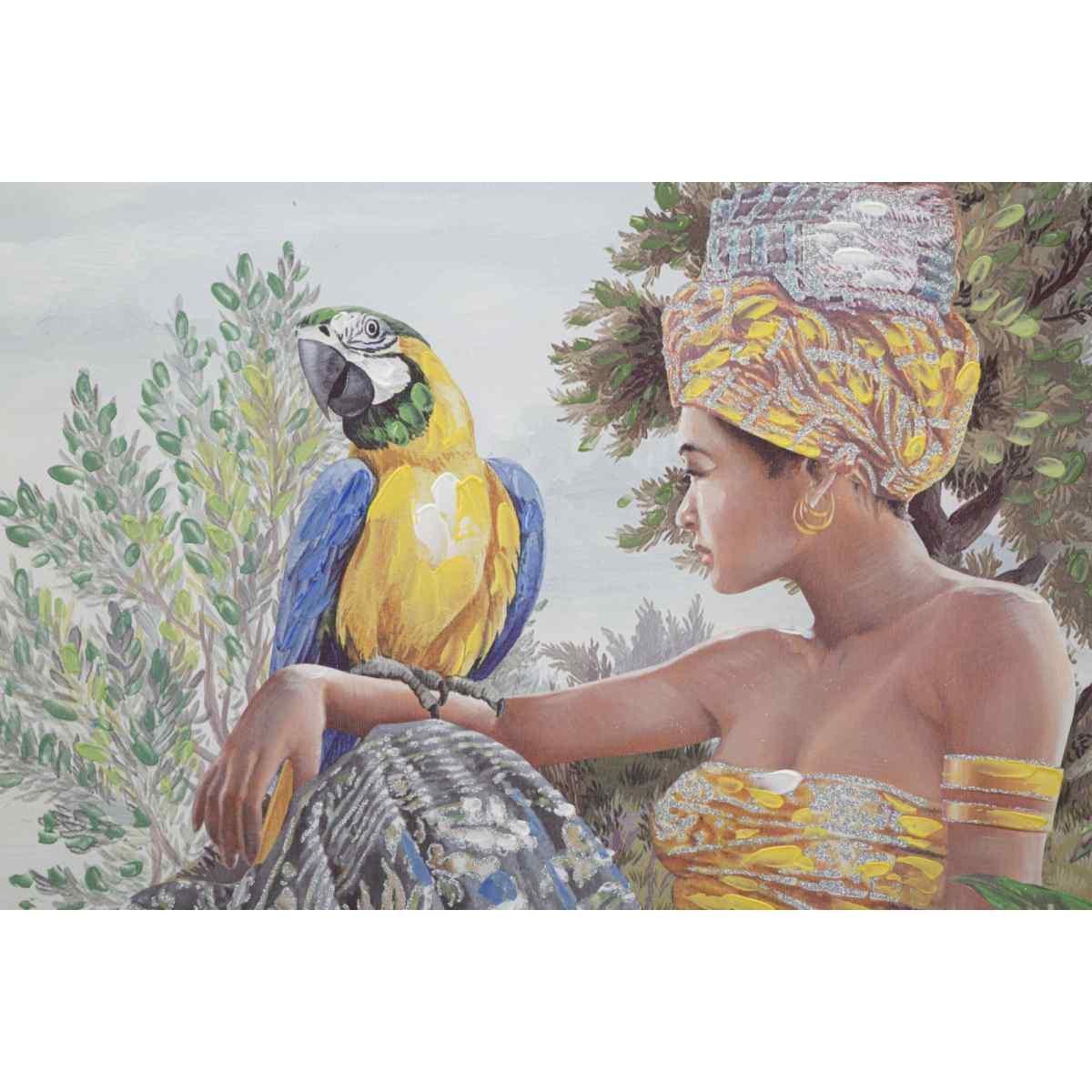 Quadro dipinto tela kenda orizzontale 120 x 3 x 90 cm