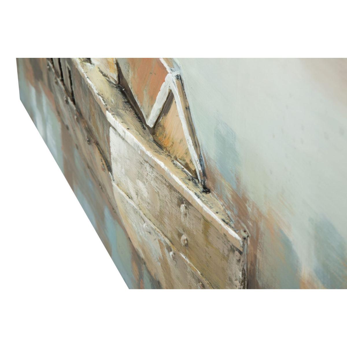 Quadro dipinto tela mulino vento 120 x 3,7 x 80 cm