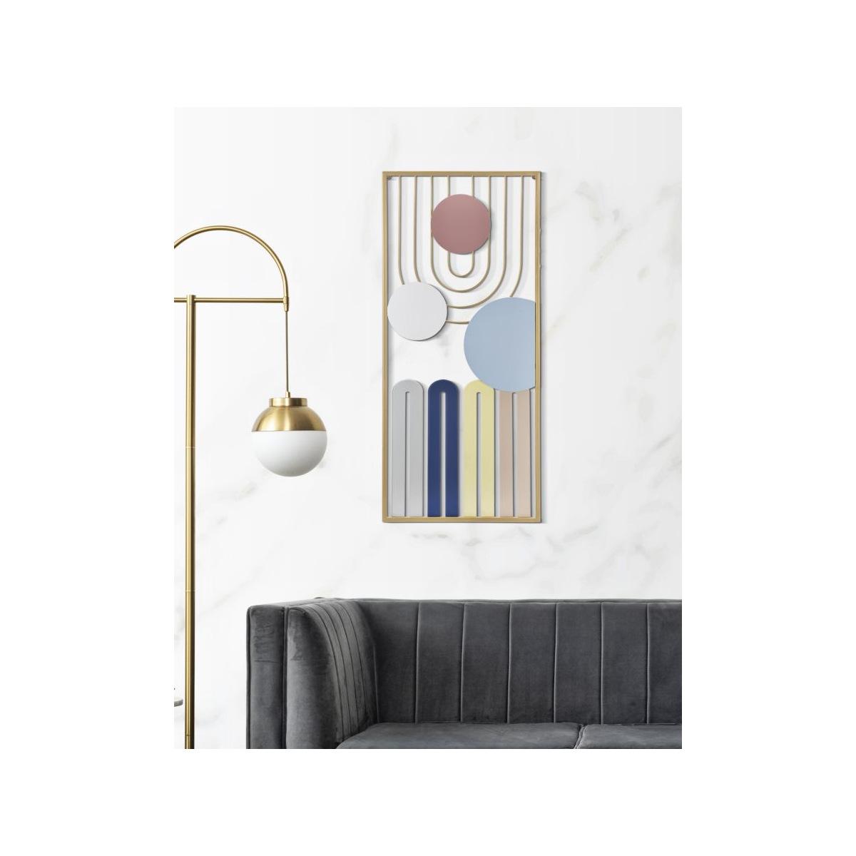 Quadro pannello da muro colorful mod 37 x 2 x 84 cm