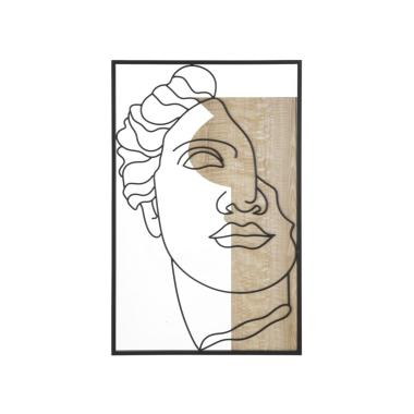 Quadro pannello da muro david mod 50 x 2 x 80 cm