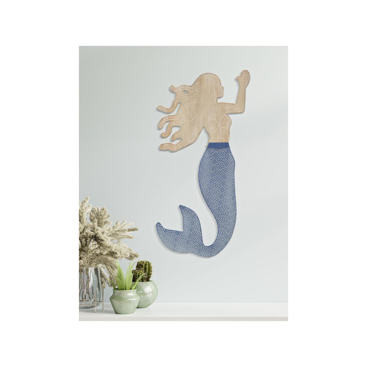 Quadro pannello da muro sirena 30,5 x 2 x 60 cm