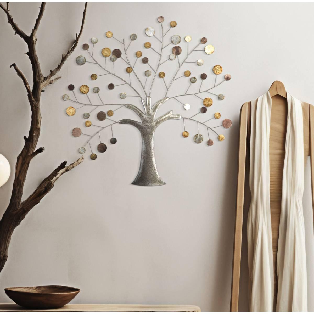 Quadro pannello tree 88 x 2,5 x 88 cm