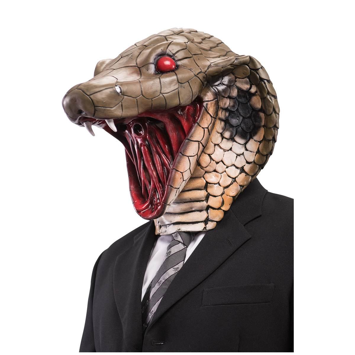 Maschera viso lattice cobra reale