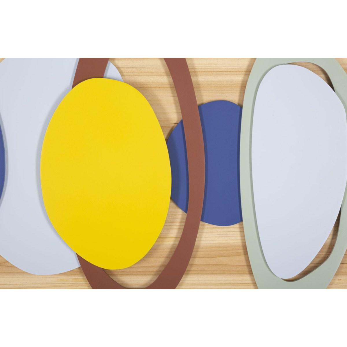 Quadro pannello da muro wood color 80 x 2,5 x 50 cm