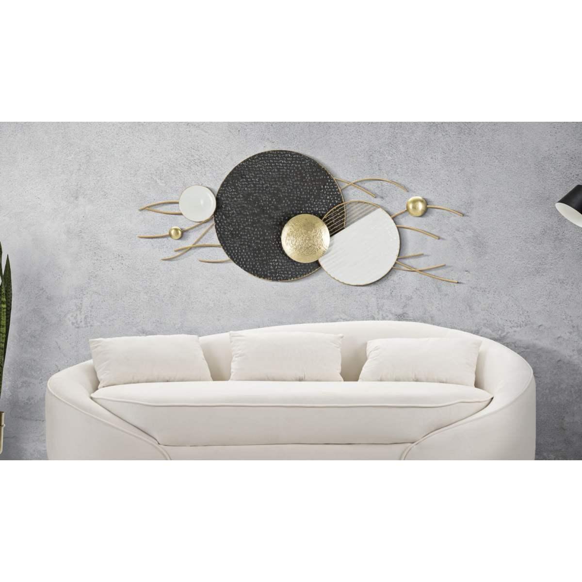 Quadro pannello in ferro boly 129,5 x 8,3 x 53,3 cm
