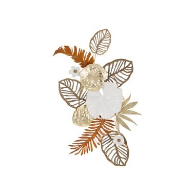 Quadro pannello in ferro bouquet 50,8 x 7 x 87 cm