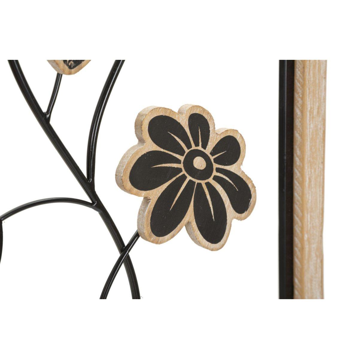 Quadro pannello in ferro legno girish mod 30 x 2,5 x 60 cm