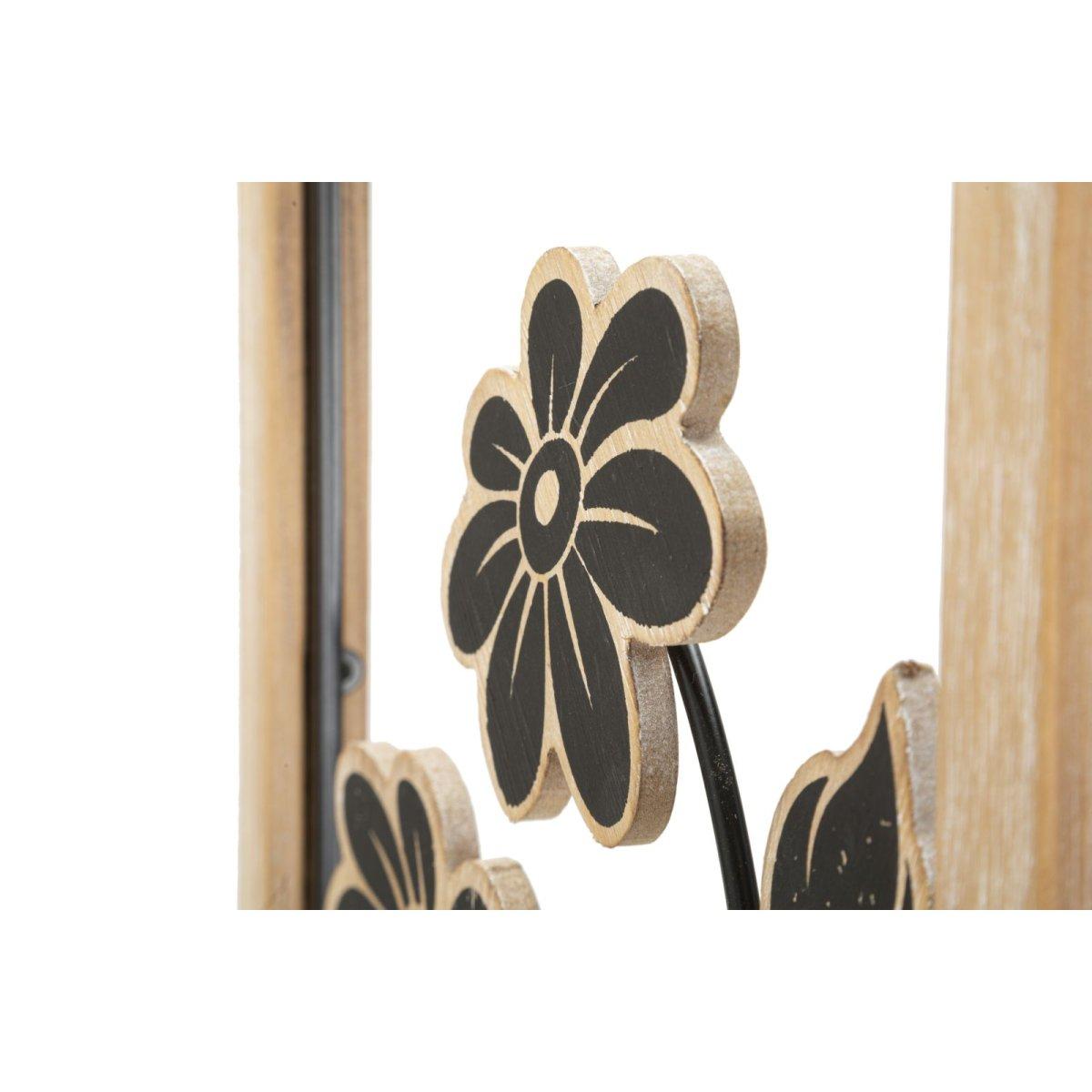 Quadro pannello in ferro legno girish mod 30 x 2,5 x 60 cm