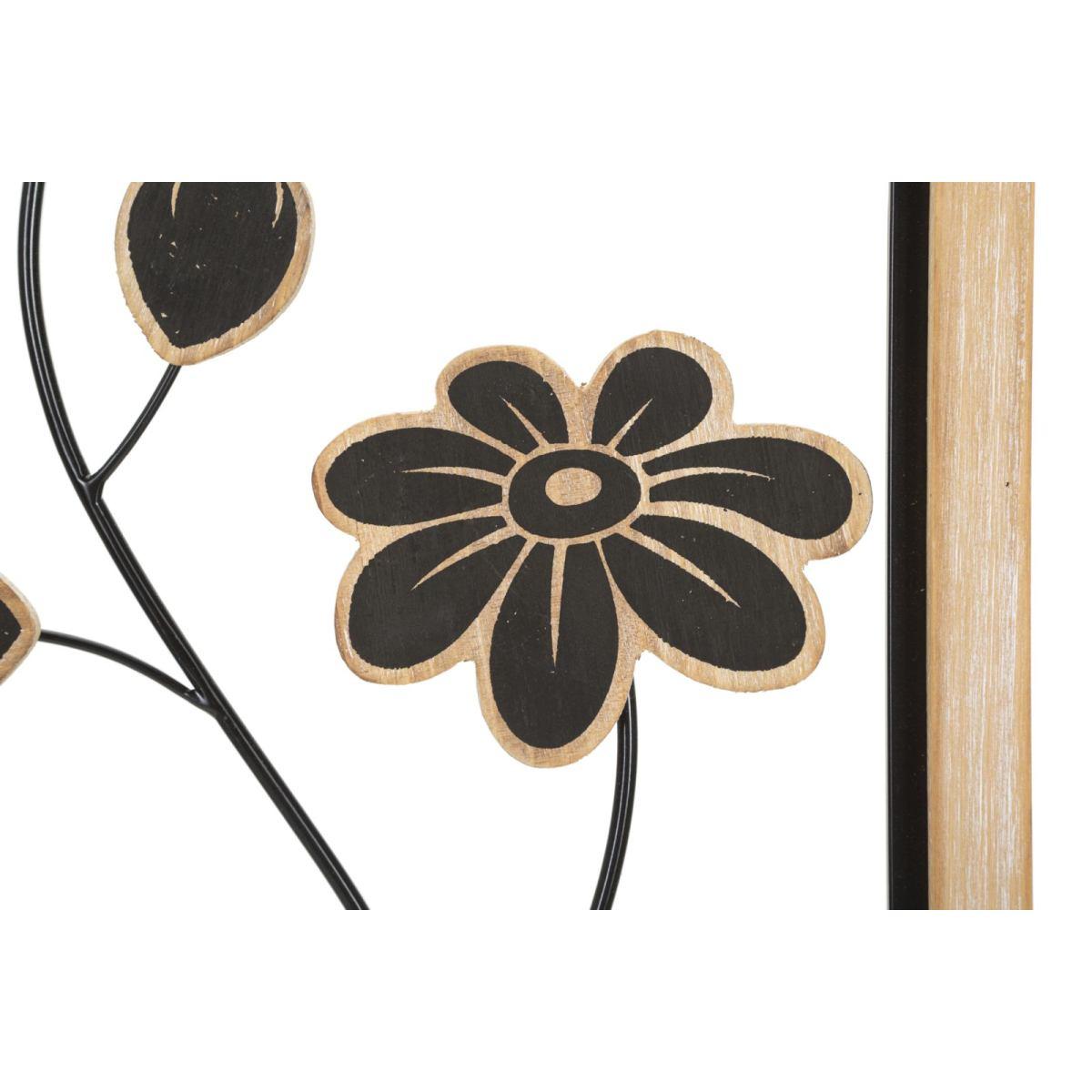Quadro pannello in ferro legno girish mod 30 x 2,5 x 60 cm