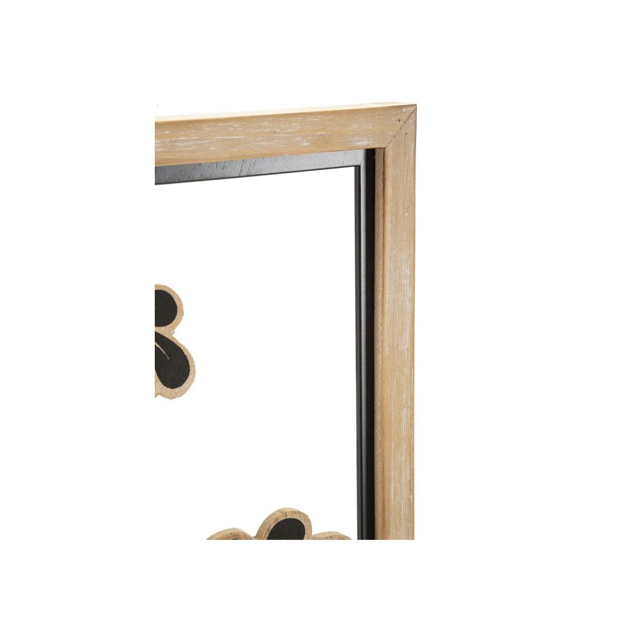 Quadro pannello in ferro legno girish mod 30 x 2,5 x 60 cm