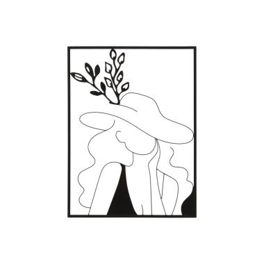 Quadro pannello in ferro elegant mod 60 x 1 x 80 cm