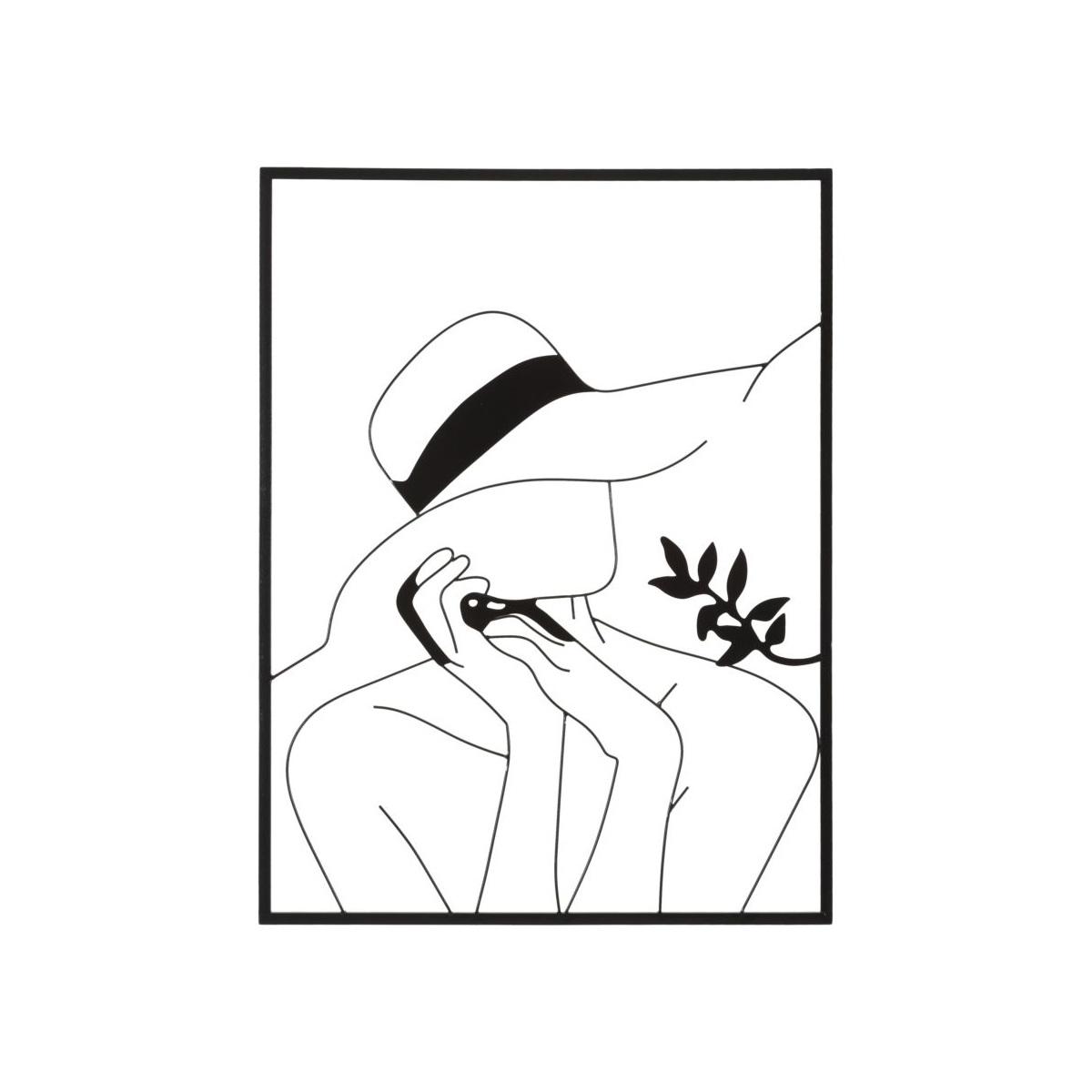 Quadro pannello in ferro elegant mod 60 x 1 x 80 cm
