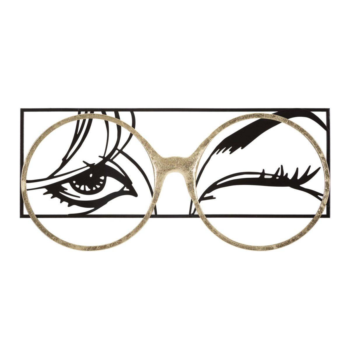 Quadro pannello in ferro eyewear 89,5 x 3,8 x 41,3 cm
