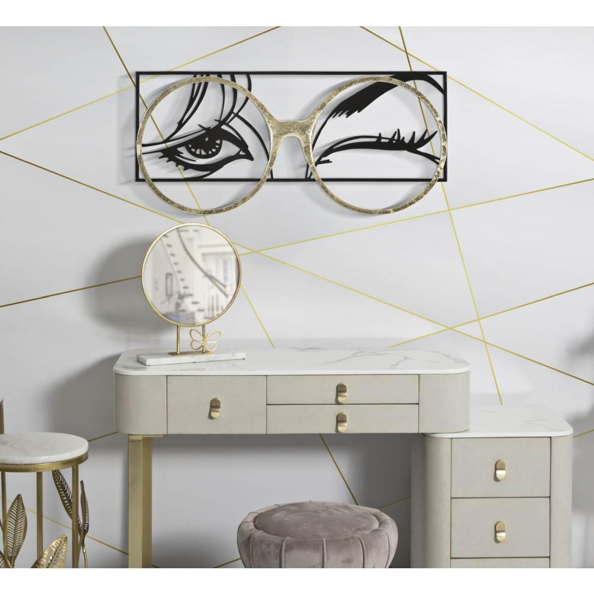 Quadro pannello in ferro eyewear 89,5 x 3,8 x 41,3 cm