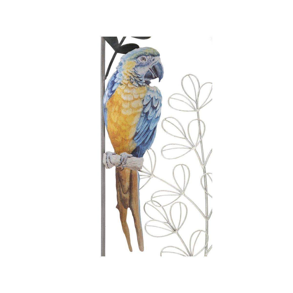 Quadro pannello in ferro parrot 28,6 x 2,5 x 74,3 cm