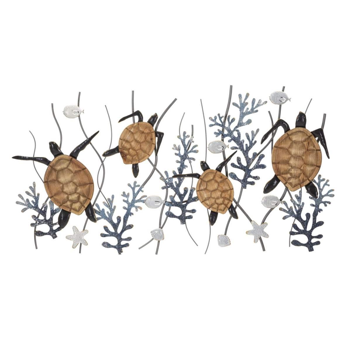 Quadro pannello in ferro turtle 132,7 x 5,7 x 69,9 cm