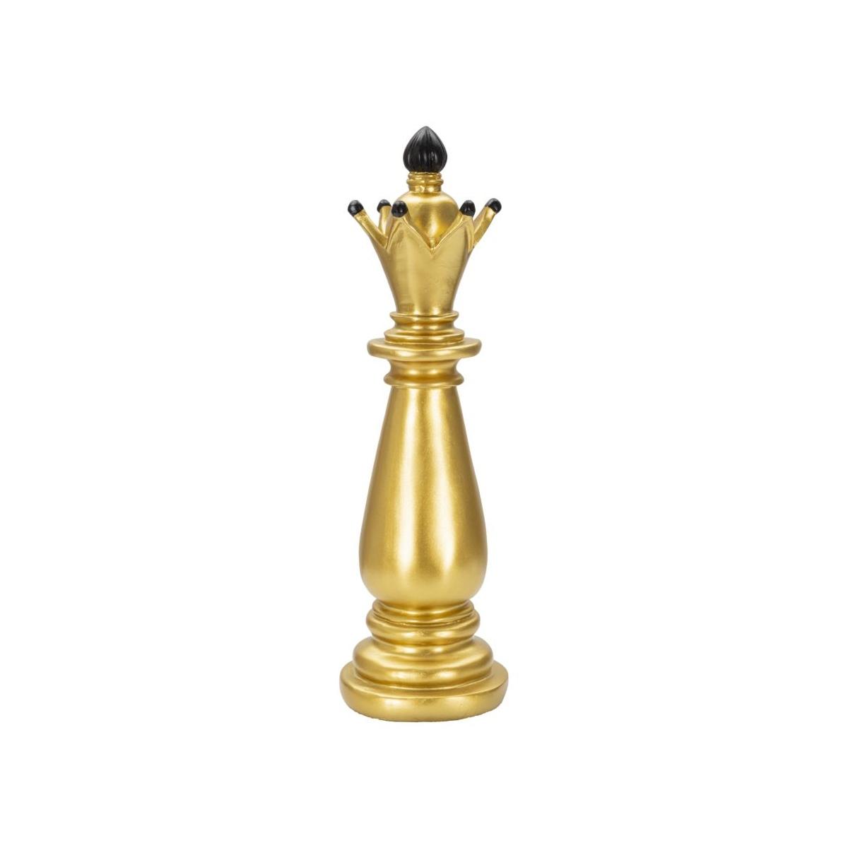 Scultura alfiere oro nero