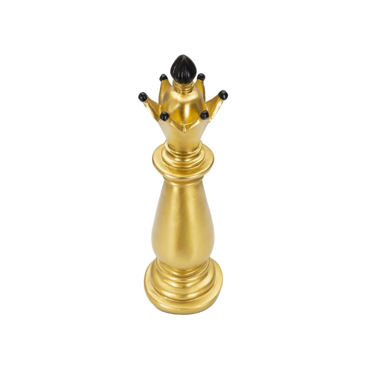 Scultura alfiere oro nero