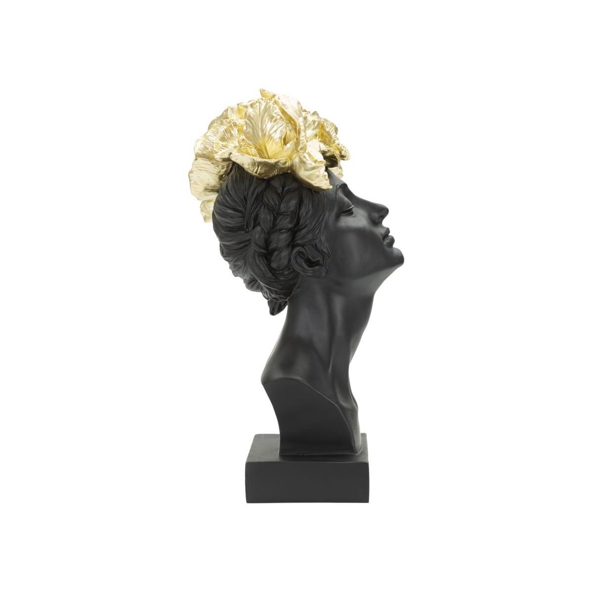 Scultura donna farfalle in testa 21 x 20 x 36,5 cm